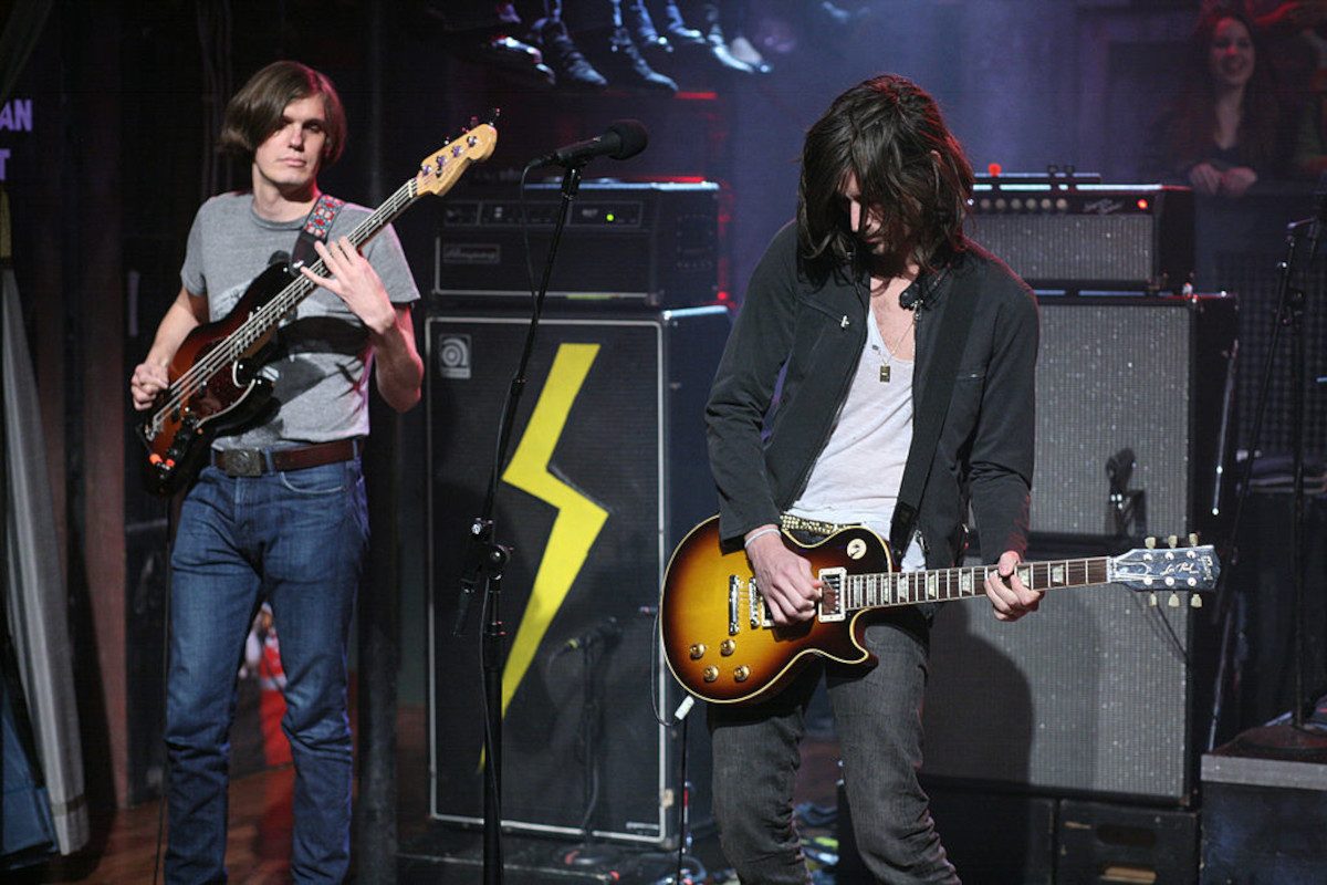 The Strokes perform on Late Night With Jimmy Fallon, March 30, 2011