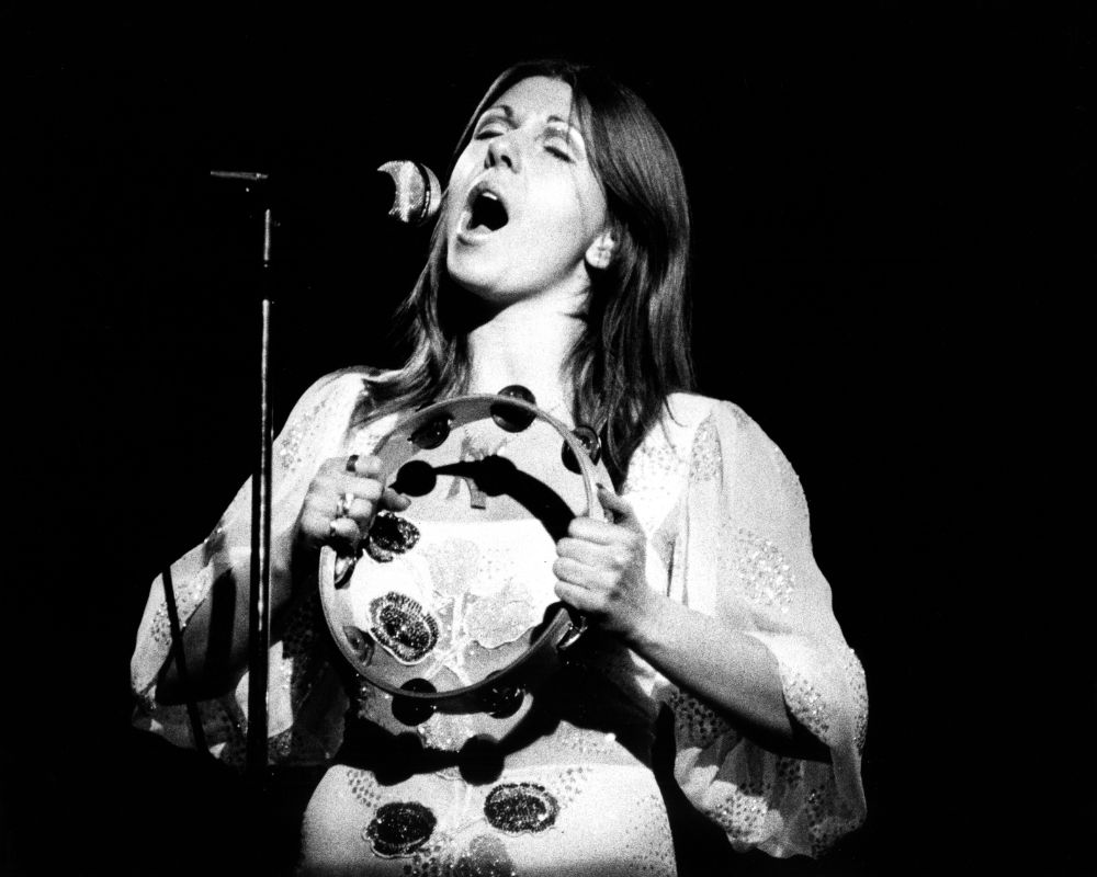 Annie Haslam, singer of Renaissance, 1974