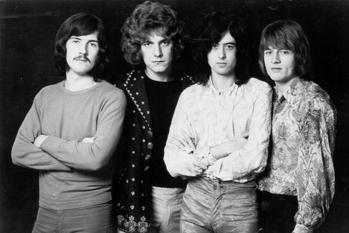 Led Zeppelin 1968. From left, John Bonham, Robert Plant, Jimmy Page, John Paul Jones
