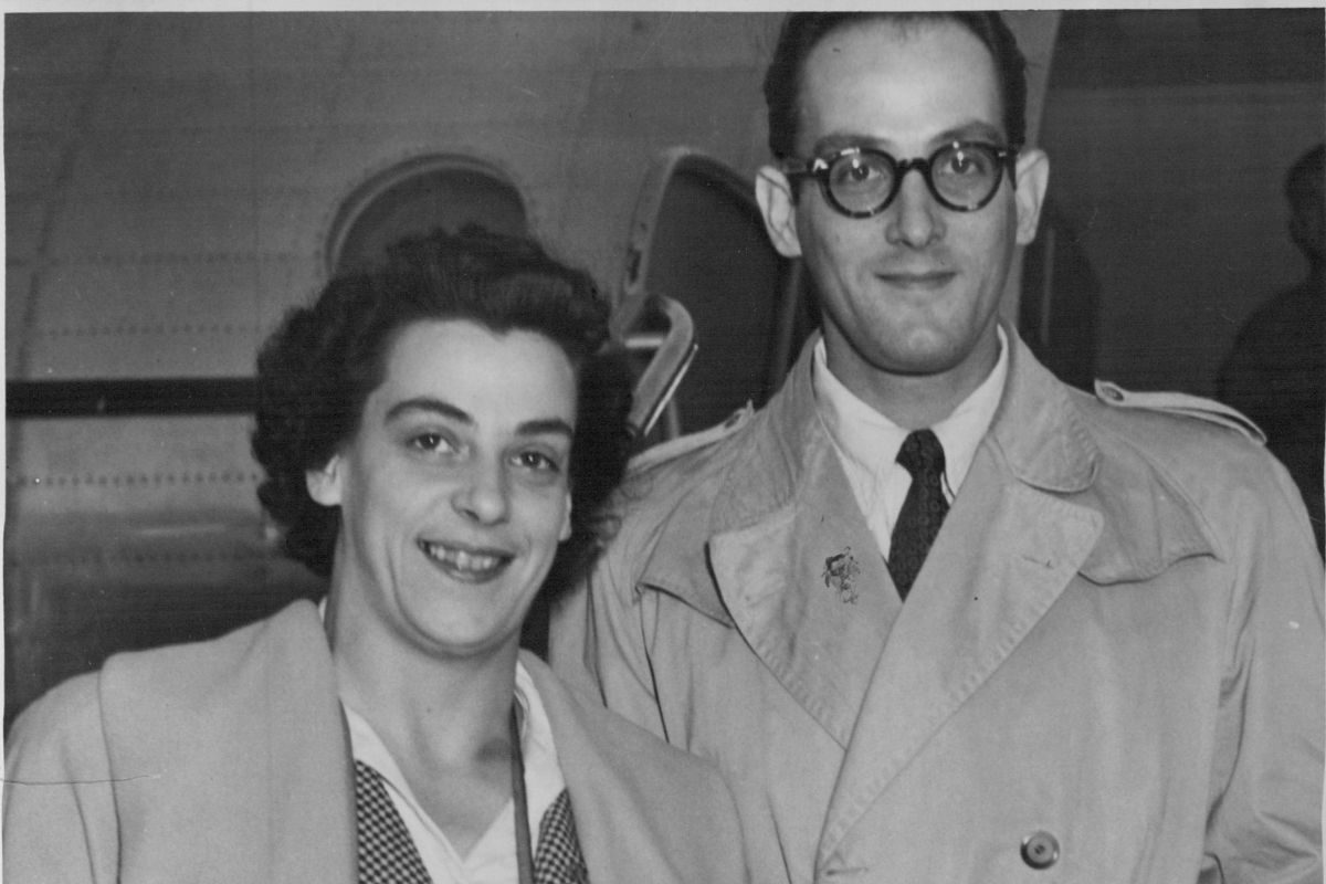 Ginette Neveu violinist with brother and accompanist Jean Neveu