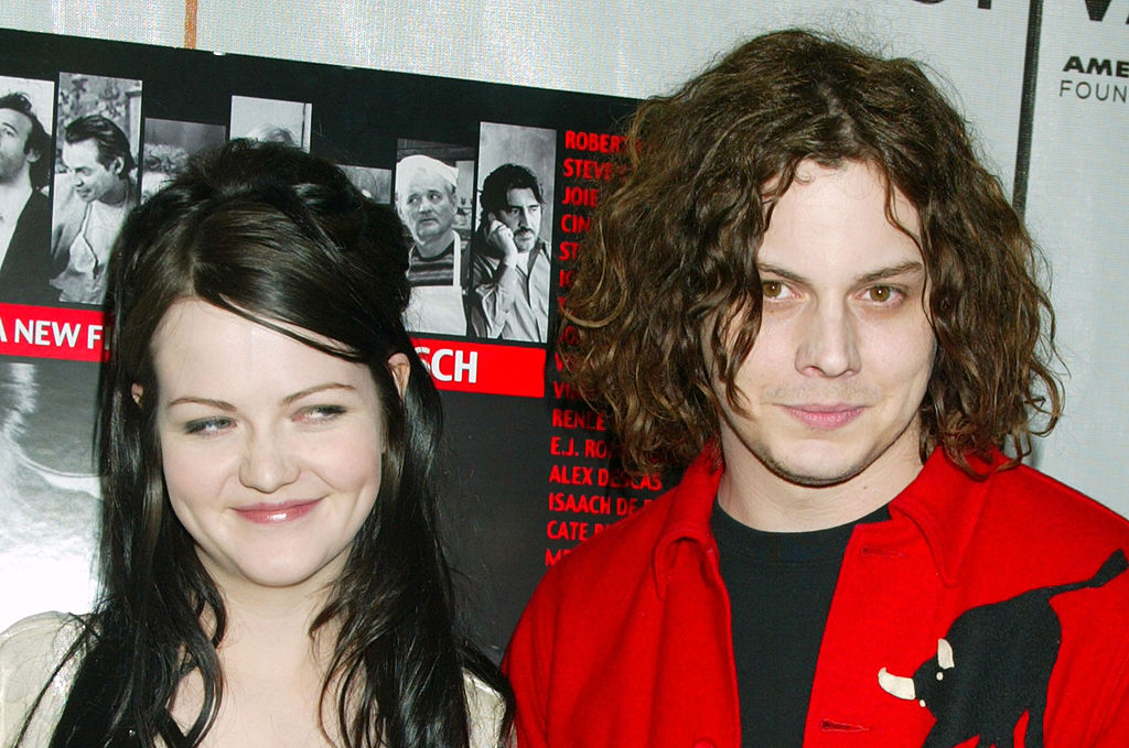 Meg White and Jack White of rock band The White Stripes at the 3rd Annual Tribeca Film Festival, 2004