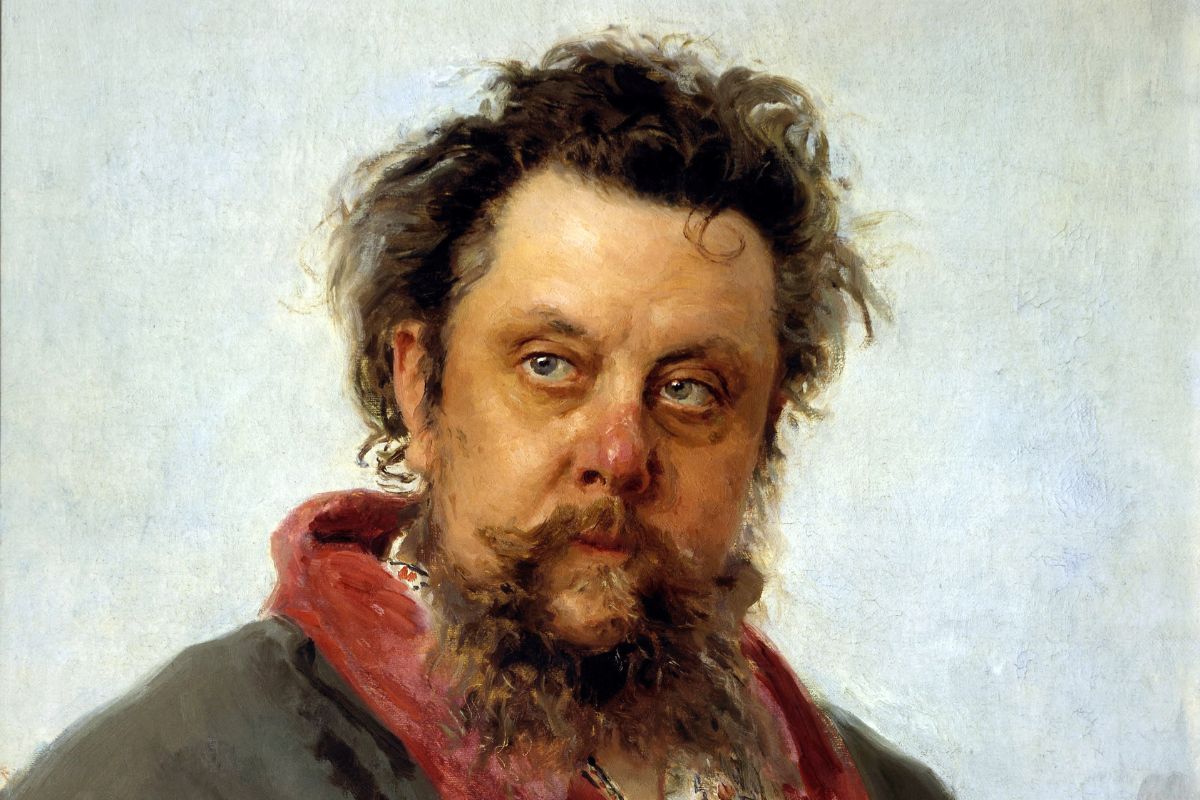 Russian composer Modest Mussorgsky