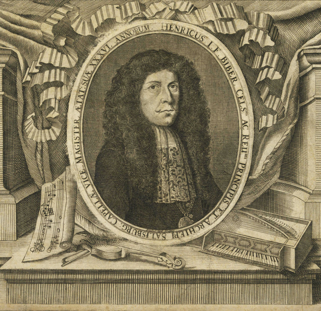 Composer Heinrich Ignaz Franz Biber (1644-1704)