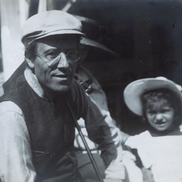 Gustav Mahler and daughter