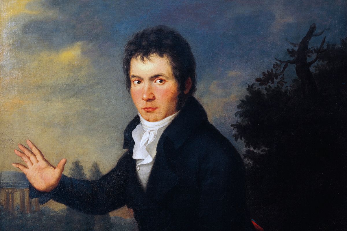 Portrait of the German composer Ludwig van Beethoven, circa 1804, by Joseph Willibrord Mahler (1778-1860), oil on canvas. Vienna, Historisches Museum Der Stadt Wien