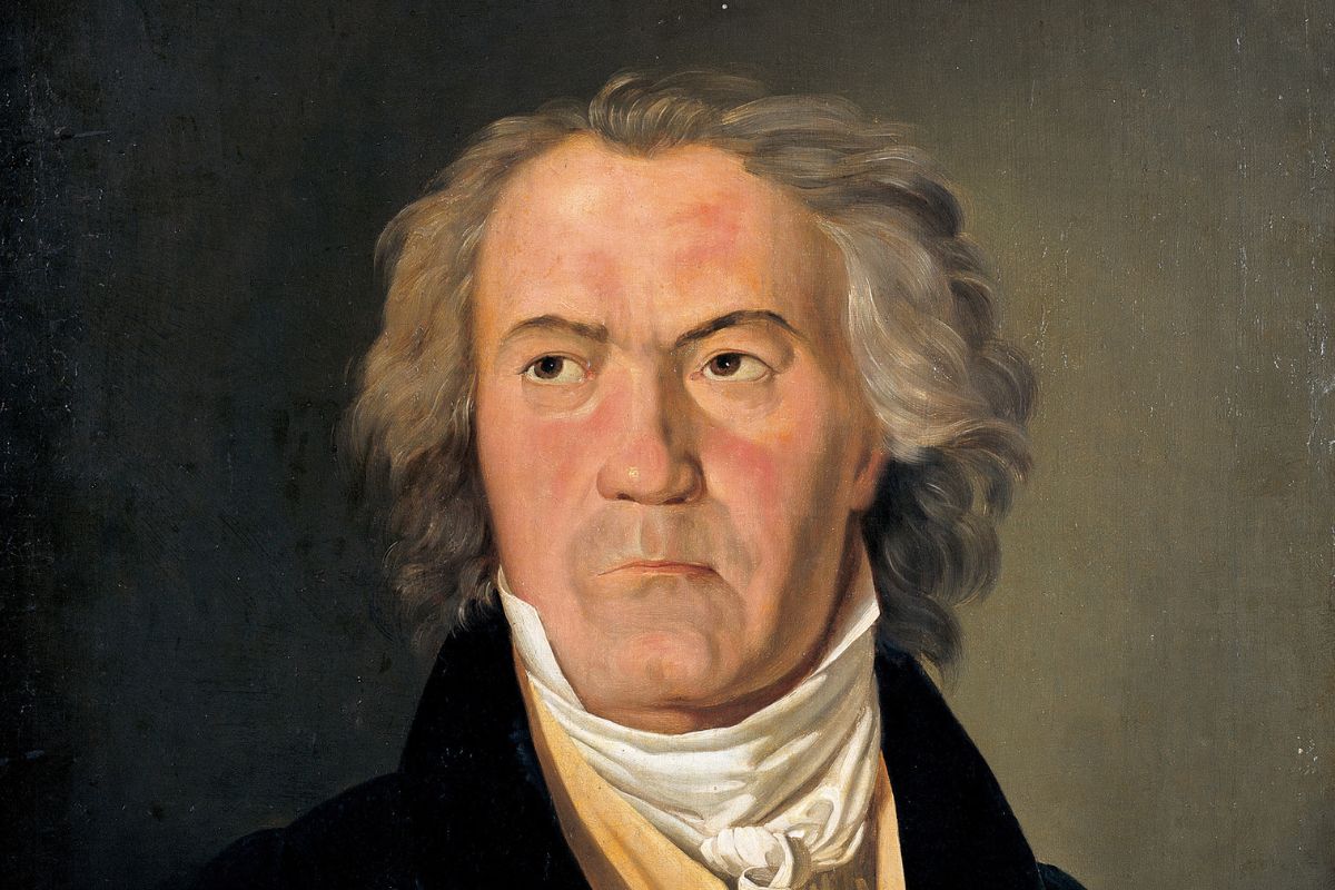 Ludwig van Beethoven, Portrait by Ferdinand Georg Waldmueller, 1823