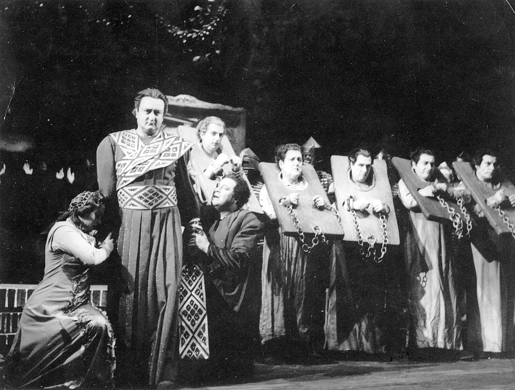 Wolfgang Windgassen in the opera 'Rienzi' by Wagner