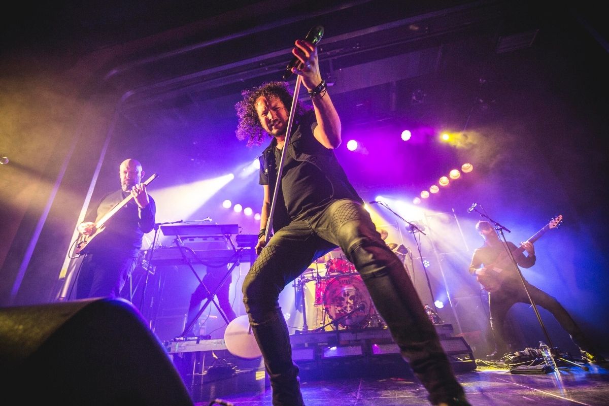 Ross Jennings, singer of British progressive metal band Haken