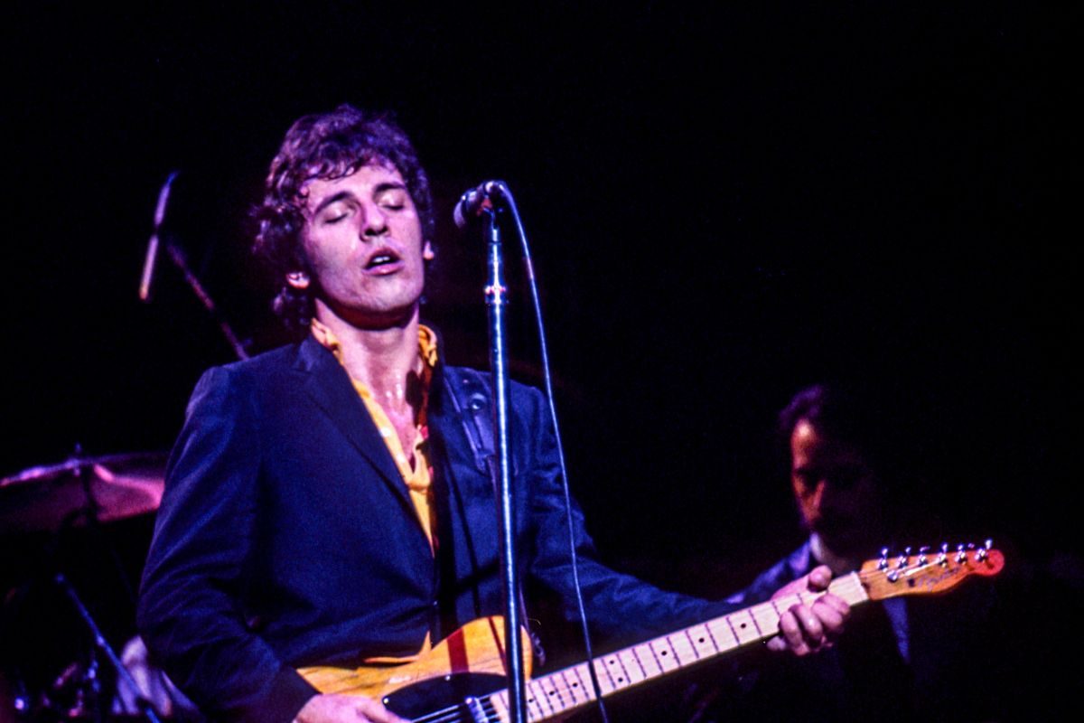 Bruce Springsteen performs at the Berkeley Community Theater in Berkeley, California on July 1, 1978