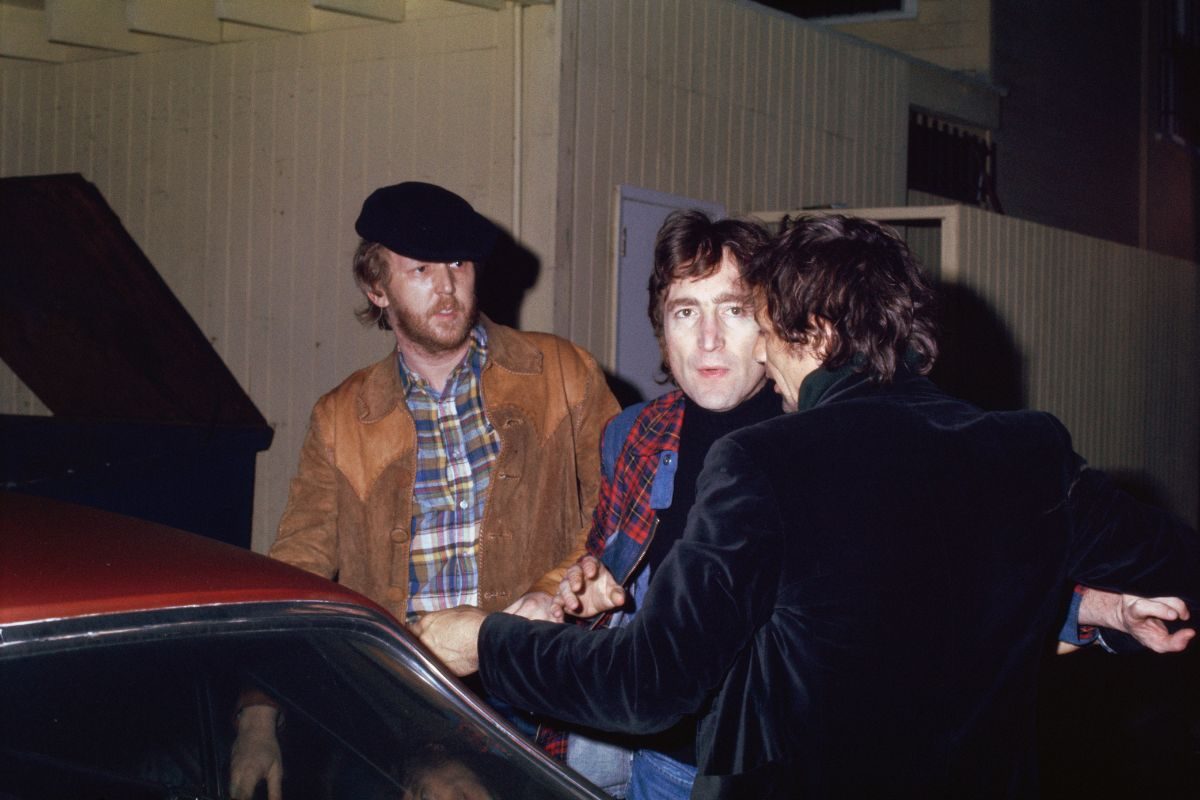 Musicians Harry Nilsson and John Lennon are thrown out of the Troubadour club in West Hollywood, California, for heckling a performance by the Smothers Brothers, 12 March 1974