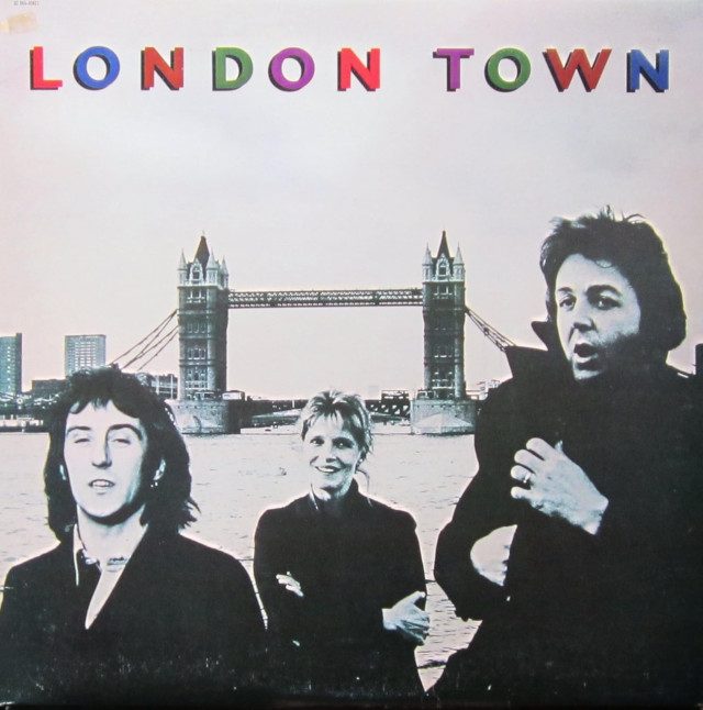 Wings – London Town album cover