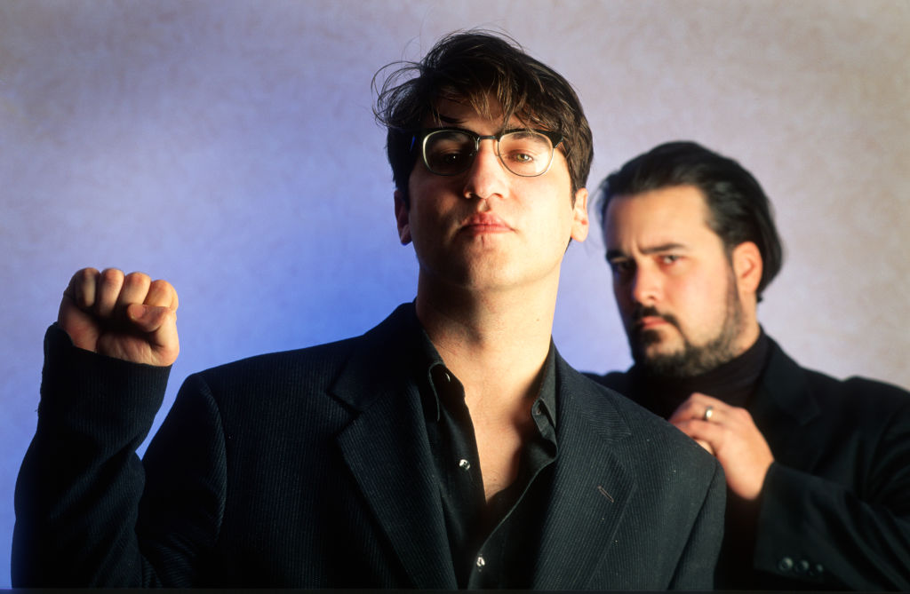 Afghan Whigs: L-R Greg Dulli, John Curley, American Hotel, Amsterdam, February 16 1996