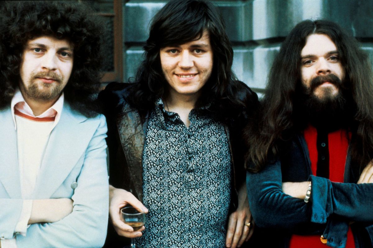 Electric Light Orchestra, 1972. Left to right: Jeff Lynne, Bev Bevan, Roy Wood