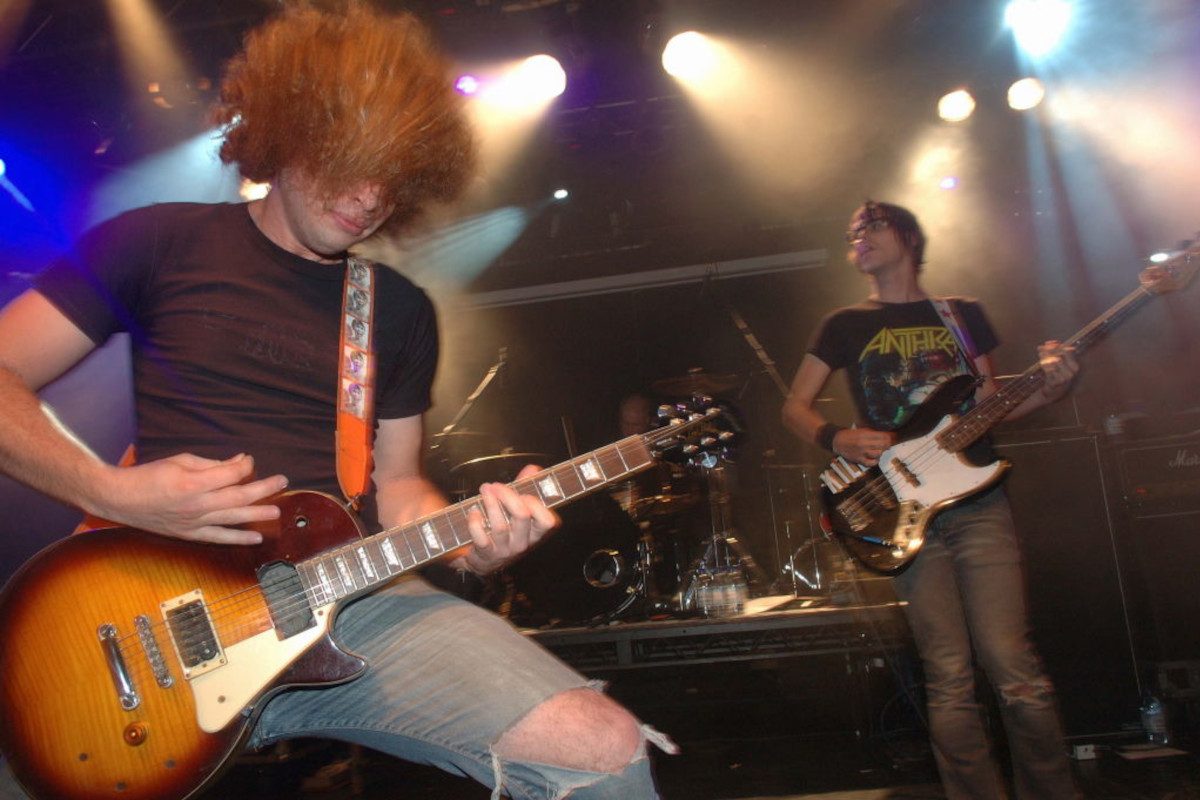 My Chemical Romance performing live, circa 2004