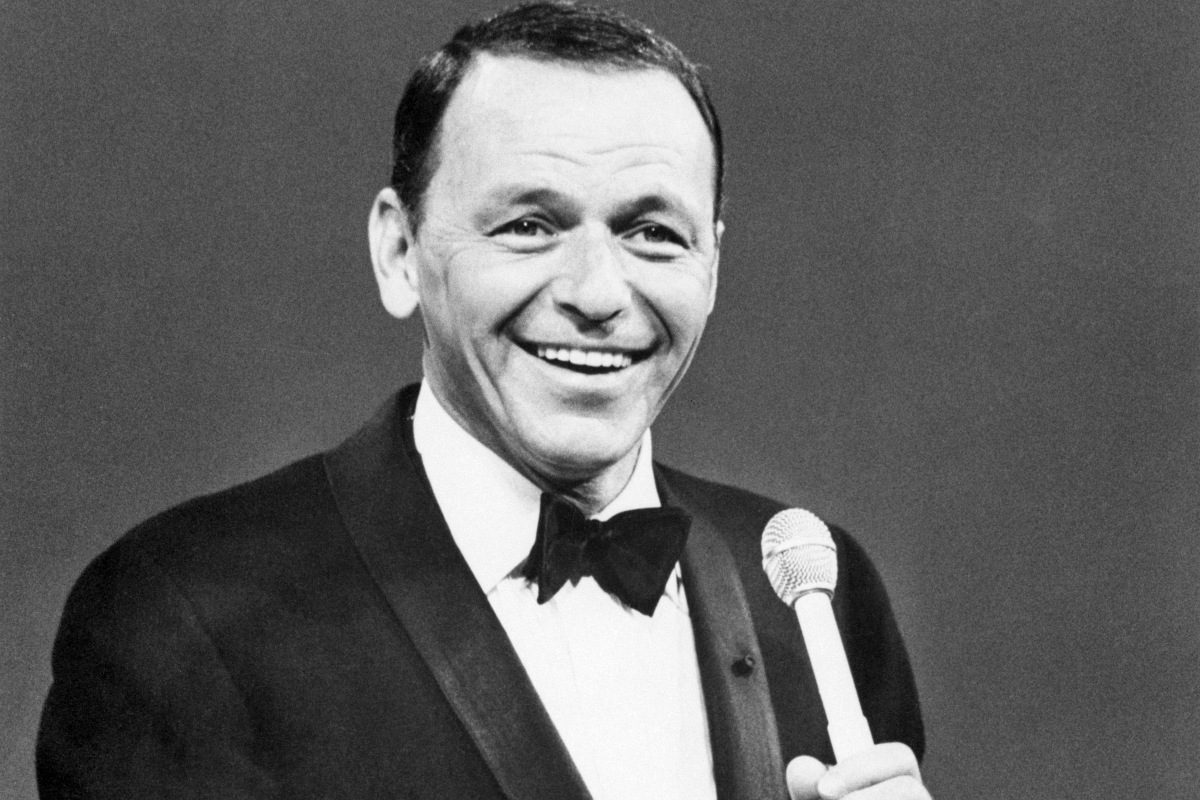Frank Sinatra performs on his TV special Frank Sinatra: A Man and his Music