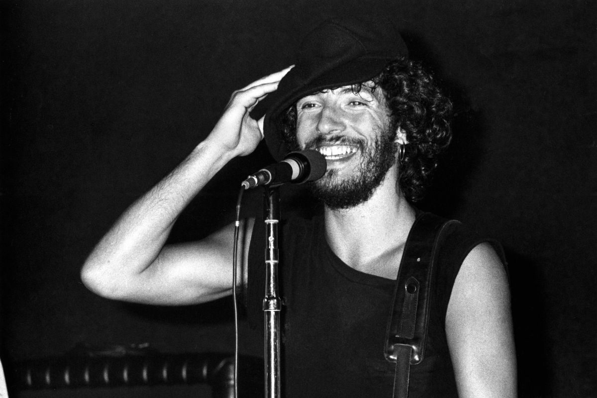 Bruce Springsteen onstage during his Born to Run tour, August 1975