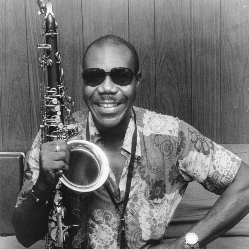 Manu Dibango, saxophonist, 1970