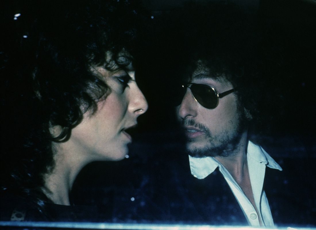 Bob Dylan and his wife Sara, 1970