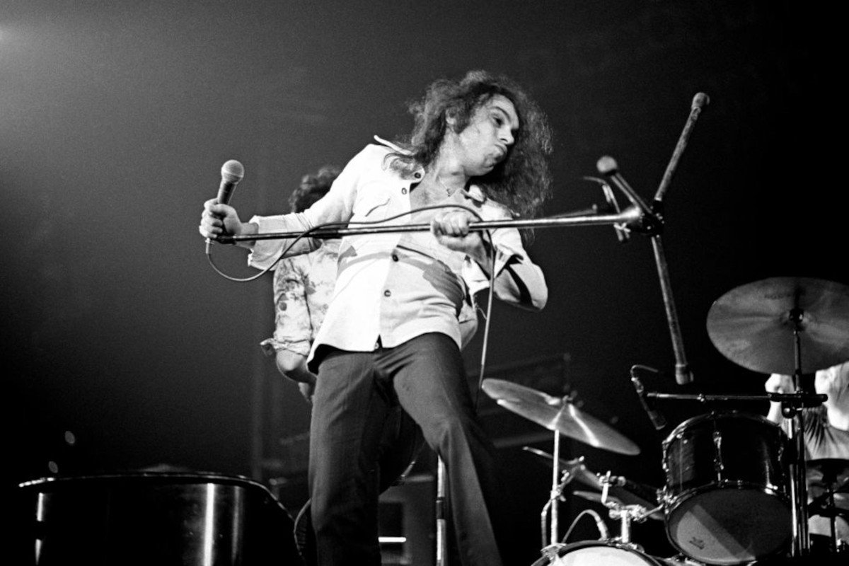 Ronnie James Dio performing with Elf, 1974