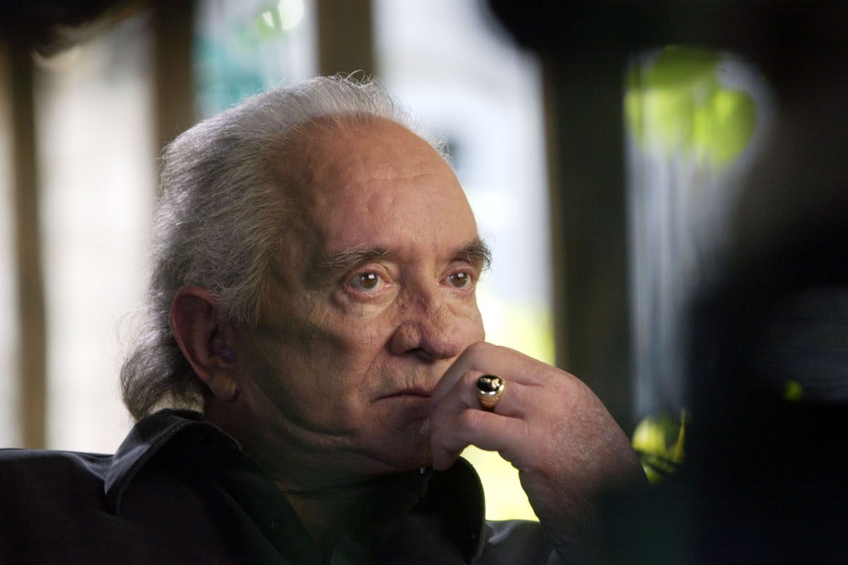 Photo of Johnny Cash taken in 2002
