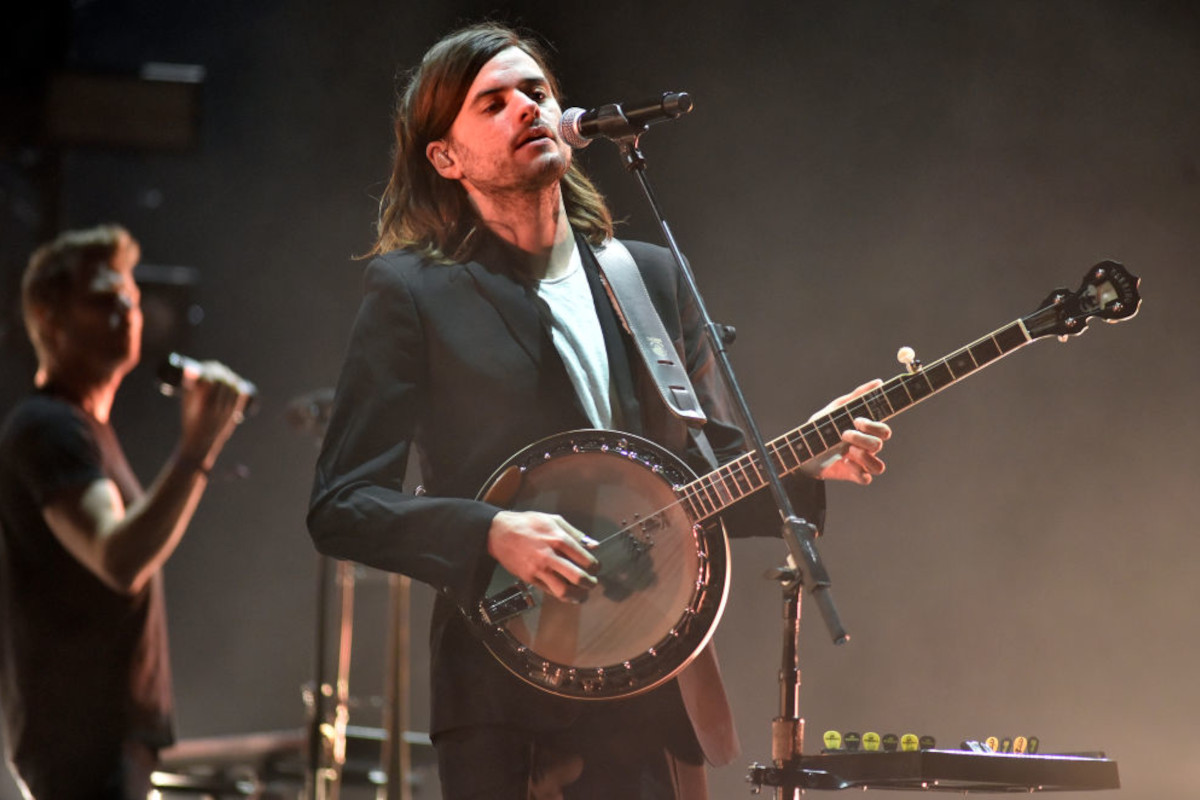 Winston Marshall of Mumford and Sons performing during the Okeechobee Music Festival at Sunshine Grove, March 08, 2020
