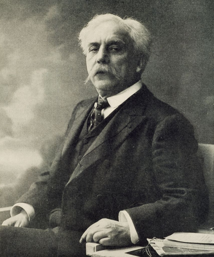 Gabriel Fauré, French composer, 1910