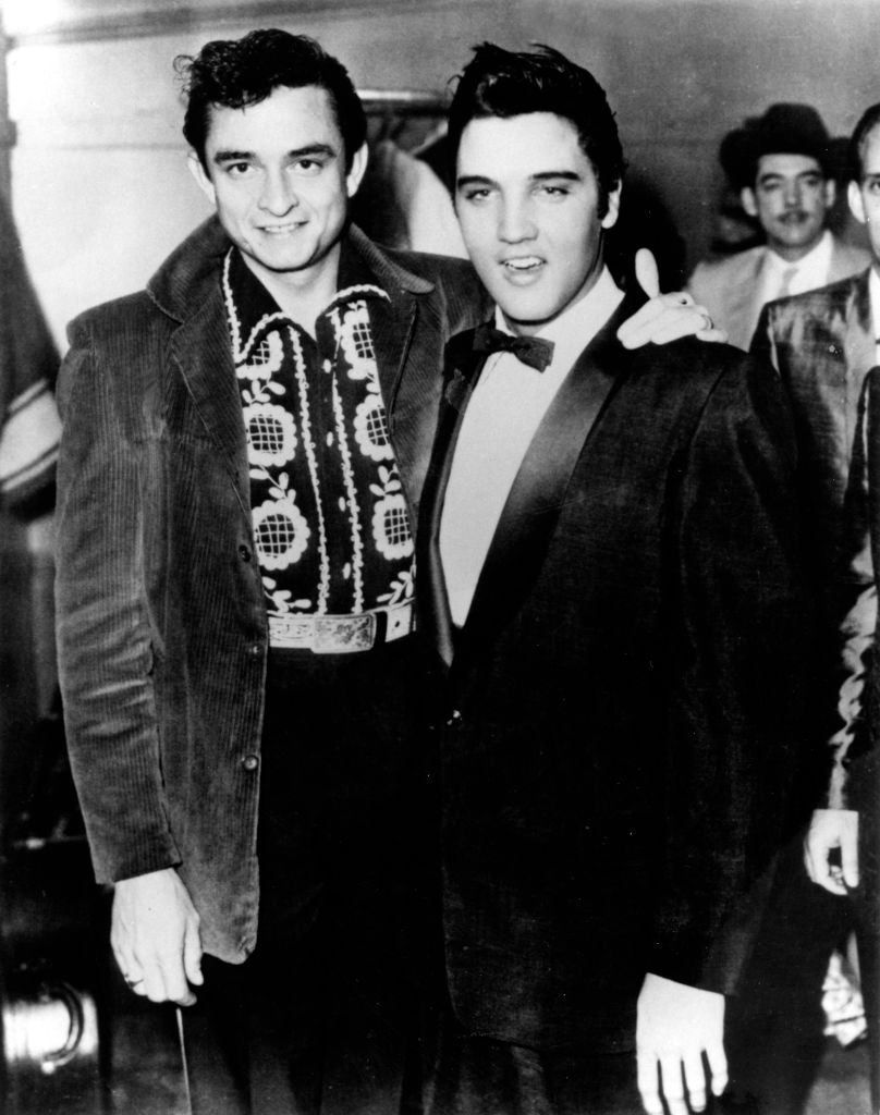 Johnny Cash and Elvis Presley, Memphis, November 1957