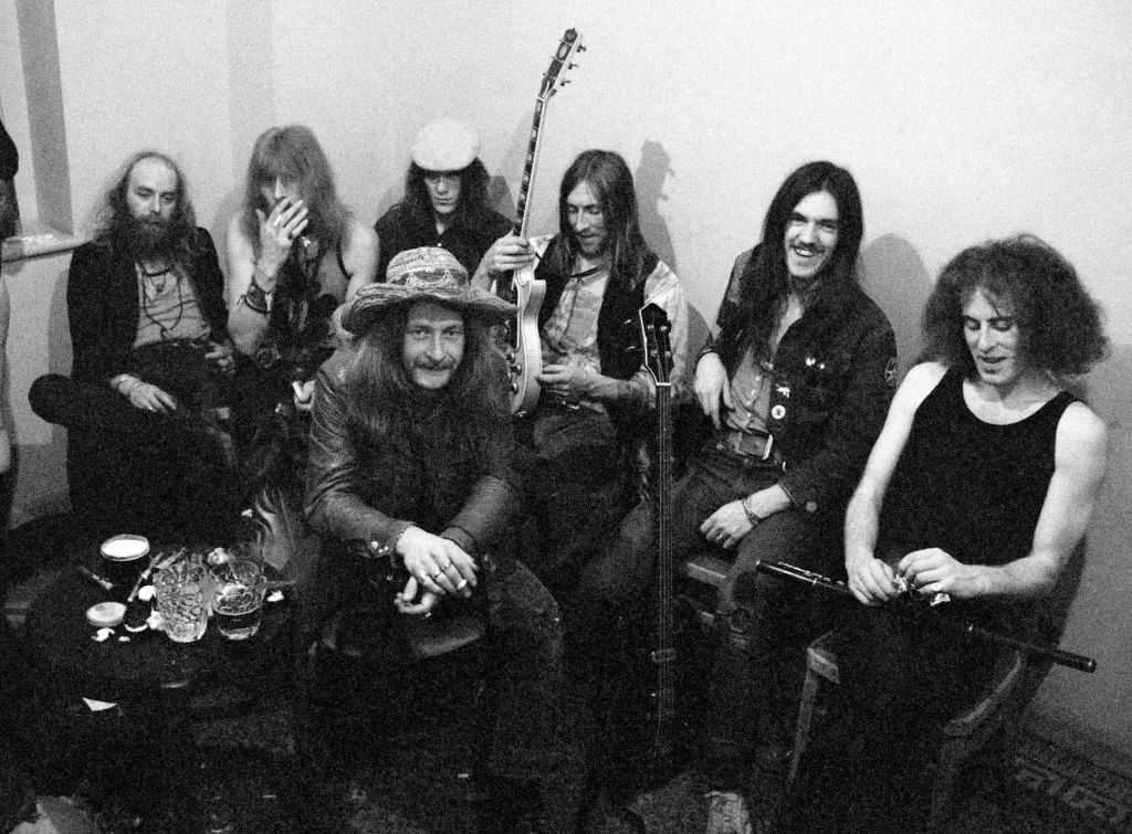 Hawkwind, rock group, 1972